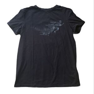 Aka Black Running Man Graphic Men's T Shirt Small